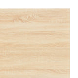 Computer Desk White and Oak 47.2"x23.6"x28.7"