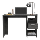 Computer Desk for Home Office, One Drawer, Two Shelves