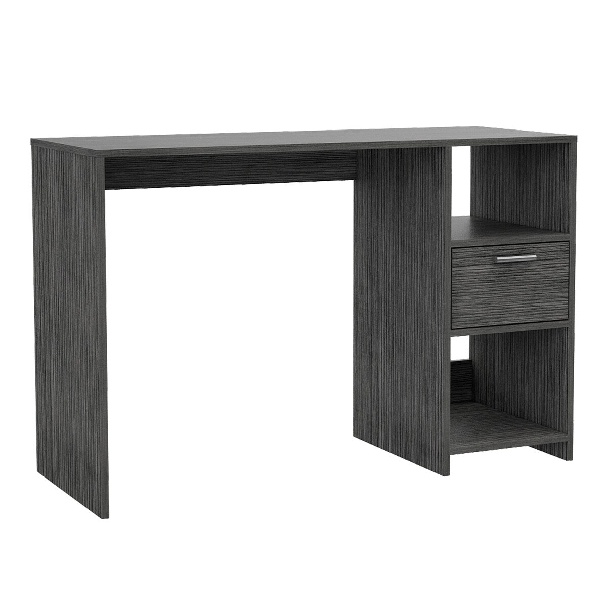 Computer Desk for Home Office, One Drawer, Two Shelves
