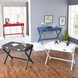 Computer Desk with Storage, Solid Wood Desk with Drawers, Modern Study Table for Home Office,Small Writing