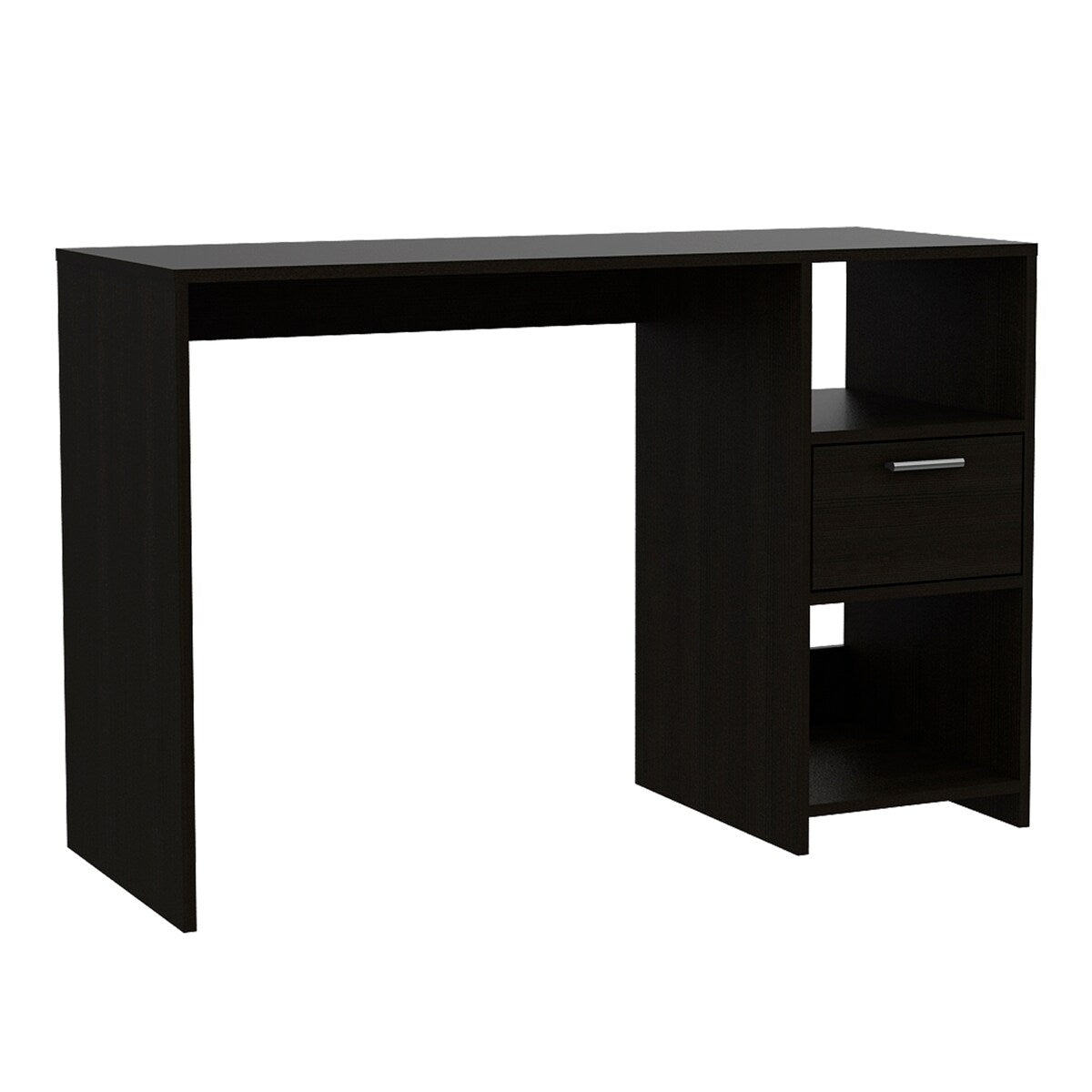 Computer Desk,Writing Desk, One Drawer, Two Shelves