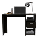 Computer Desk,Writing Desk, One Drawer, Two Shelves