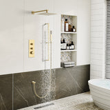 12" Wall Mounted Rain Shower Head Systems