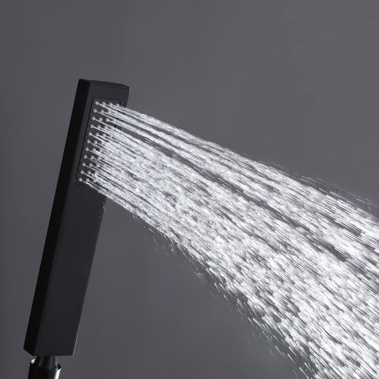 Concealed Square Two-Function Two-Handle Bathroom Shower Set Shower System with Rough-In Valve