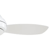 Concept™ I 44" Led 44" Led Ceiling Fan In Polished Nickel Finish W/Silver Blades