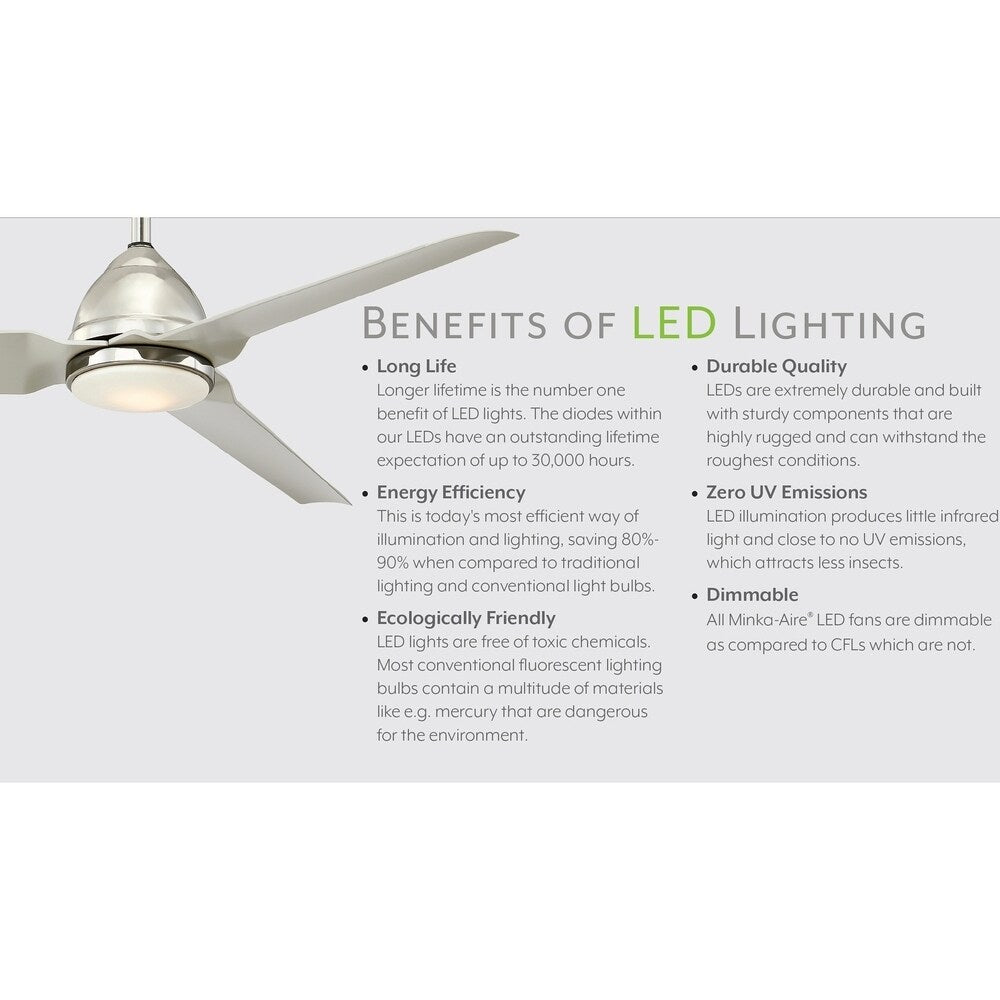 Minka Aire Concept II Oil Rubbed Bronze 3 Blade 44 Inch Ceiling Fan