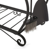 Concetta Log Rack and Tool Set by Christopher Knight Home - 17.00" W x 15.00" L x 30.00" H