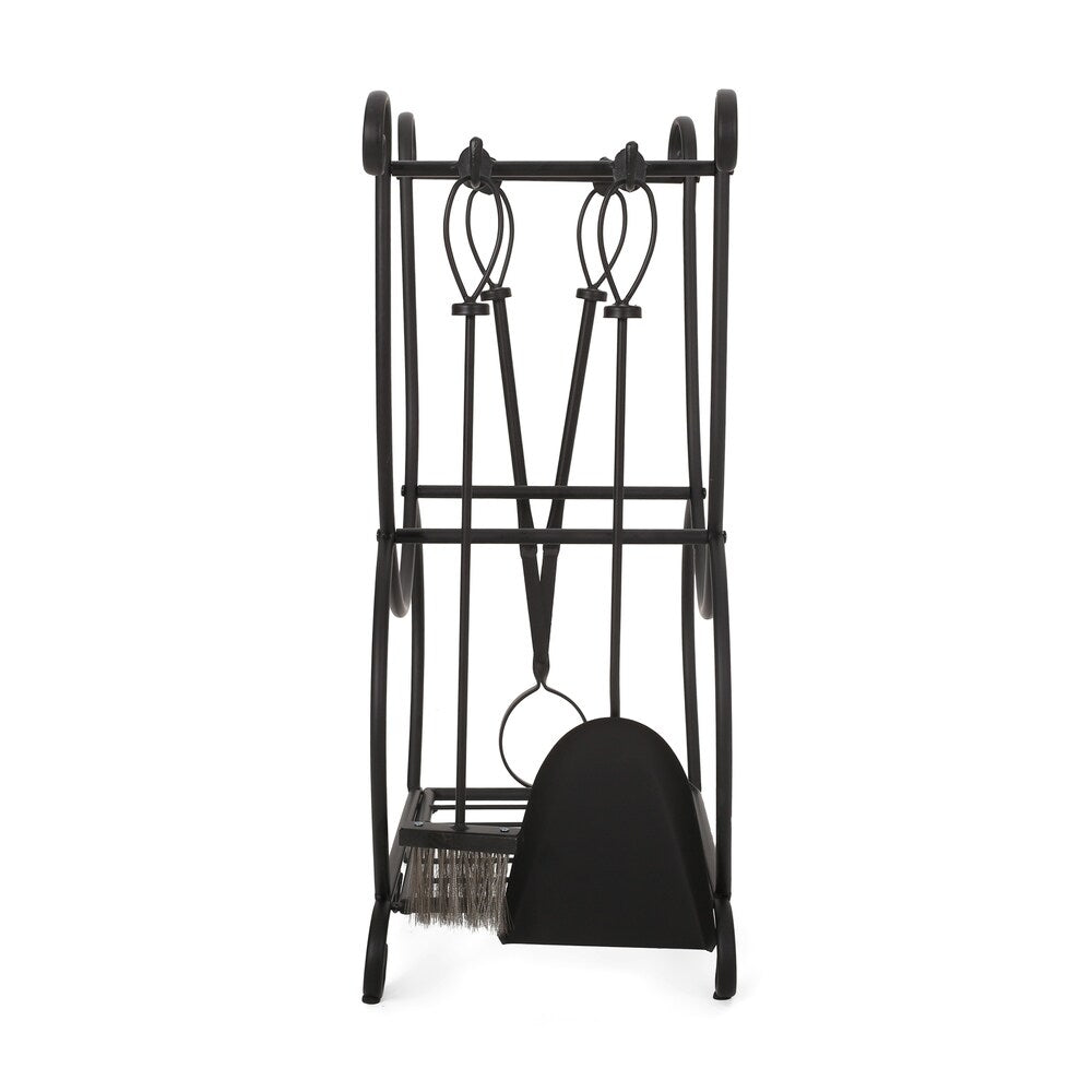 Concetta Log Rack and Tool Set by Christopher Knight Home - 17.00" W x 15.00" L x 30.00" H