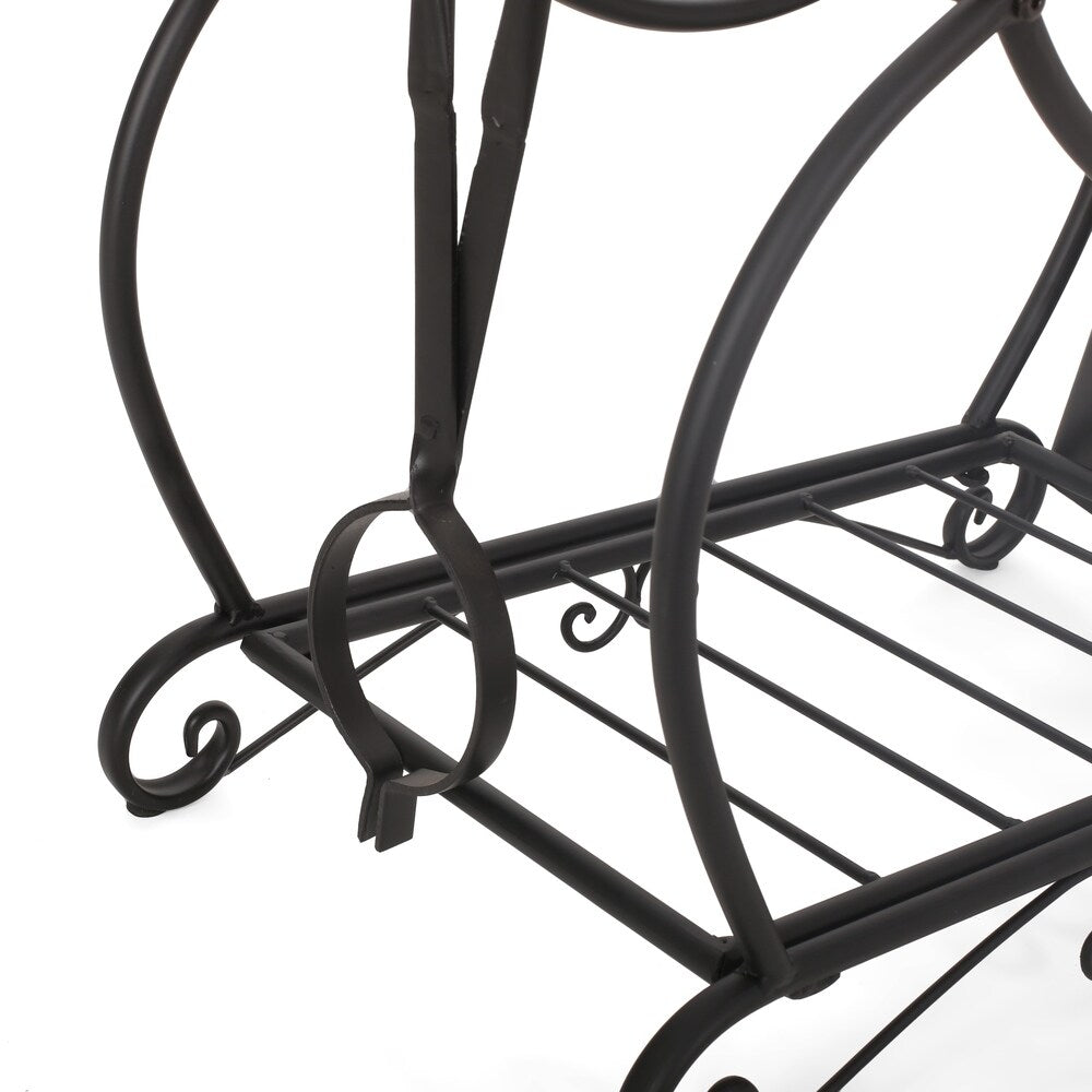 Concetta Log Rack and Tool Set by Christopher Knight Home - 17.00" W x 15.00" L x 30.00" H