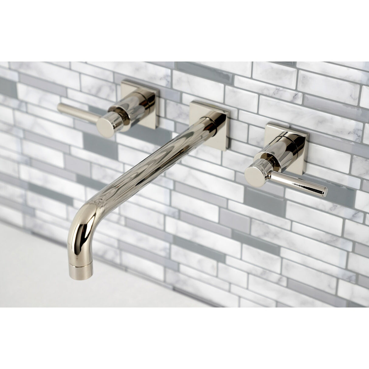 Kingston Brass Concord 3-Hole Wall Mount Roman Tub Faucet
