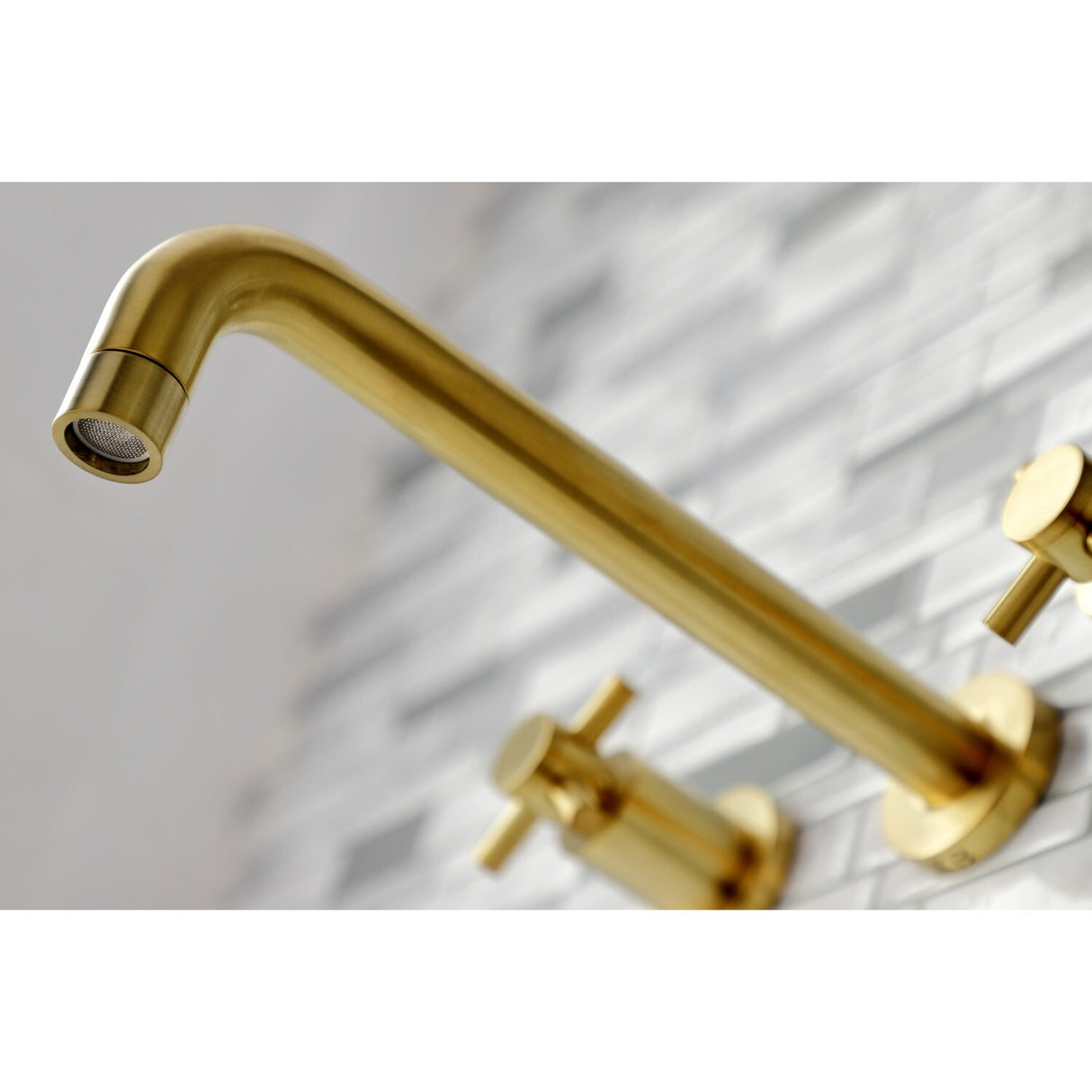 Kingston Brass Concord 3-Hole Wall Mount Roman Tub Faucet