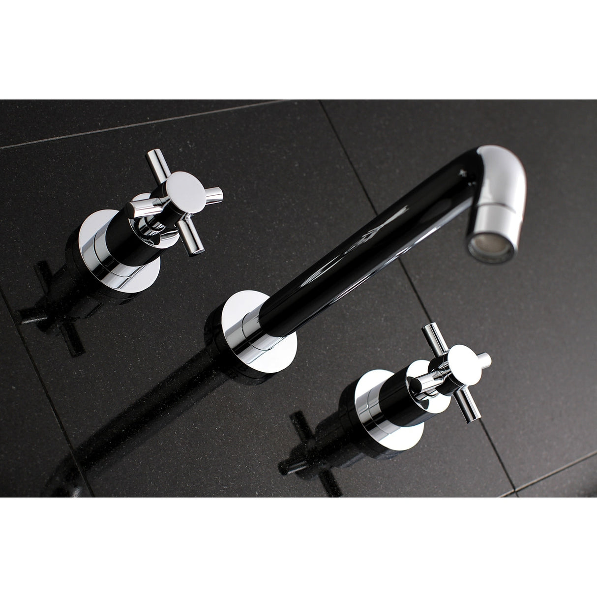 Kingston Brass Concord 3-Hole Wall Mount Roman Tub Faucet