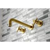 Kingston Brass Concord 3-Hole Wall Mount Roman Tub Faucet