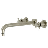 Kingston Brass Concord 3-Hole Wall Mount Roman Tub Faucet