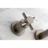 Kingston Brass Concord 3-Hole Wall Mount Roman Tub Faucet