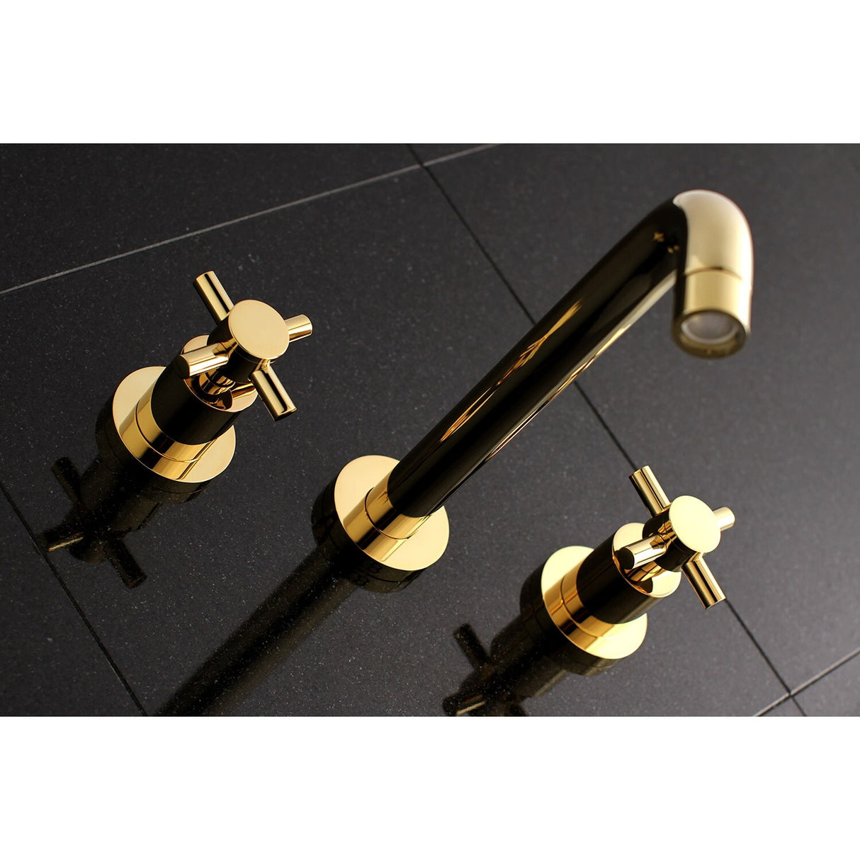 Kingston Brass Concord 3-Hole Wall Mount Roman Tub Faucet