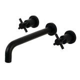 Kingston Brass Concord 3-Hole Wall Mount Roman Tub Faucet