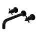 Kingston Brass Concord 3-Hole Wall Mount Roman Tub Faucet