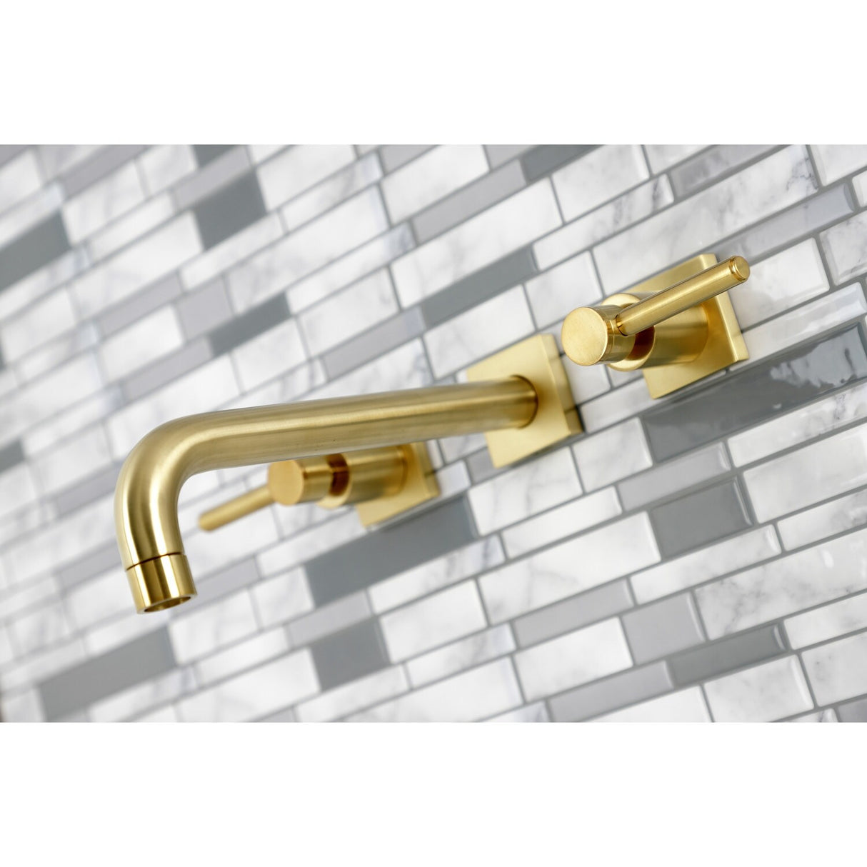Kingston Brass Concord 3-Hole Wall Mount Roman Tub Faucet
