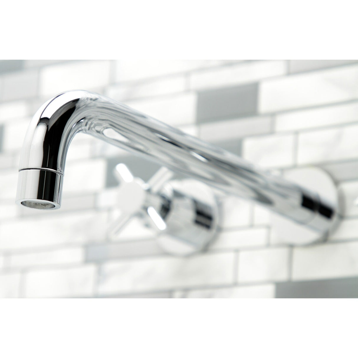 Kingston Brass Concord 3-Hole Wall Mount Roman Tub Faucet