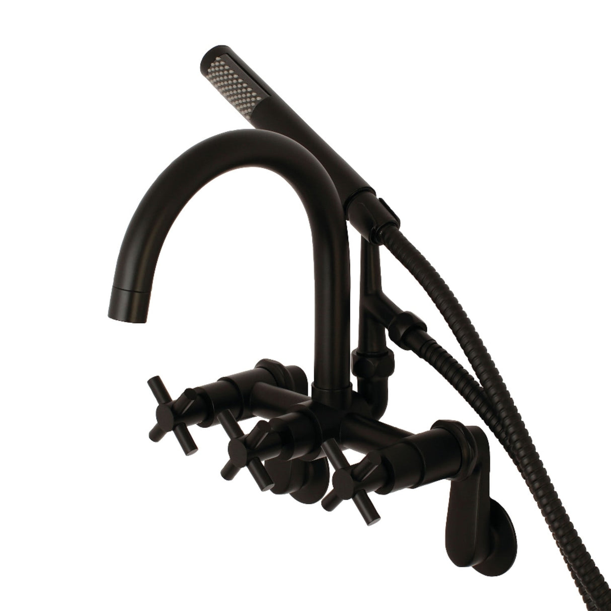 Kingston Brass Concord 7-Inch Adjustable Wall Mount Tub Faucet