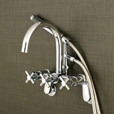 Kingston Brass Concord 7-Inch Adjustable Wall Mount Tub Faucet