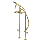 Kingston Brass Concord Freestanding Tub Faucet with Supply Line