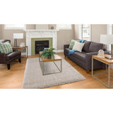 Concord Global Ocean Shag Solid Area Rug