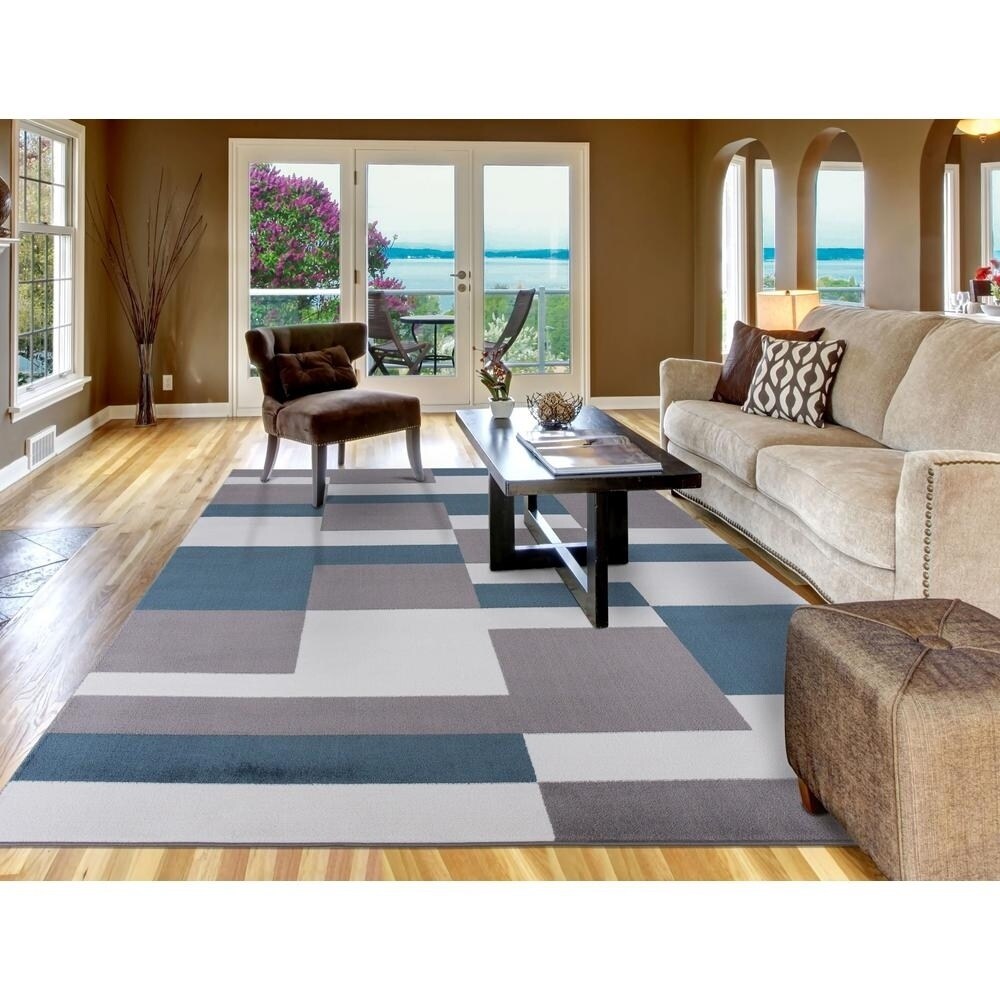 Concord Global Madison Rectangles Area Rug