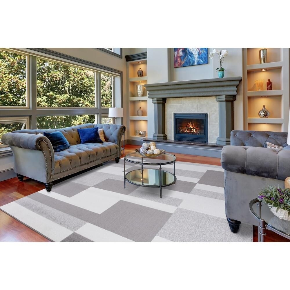 Concord Global Madison Rectangles Area Rug