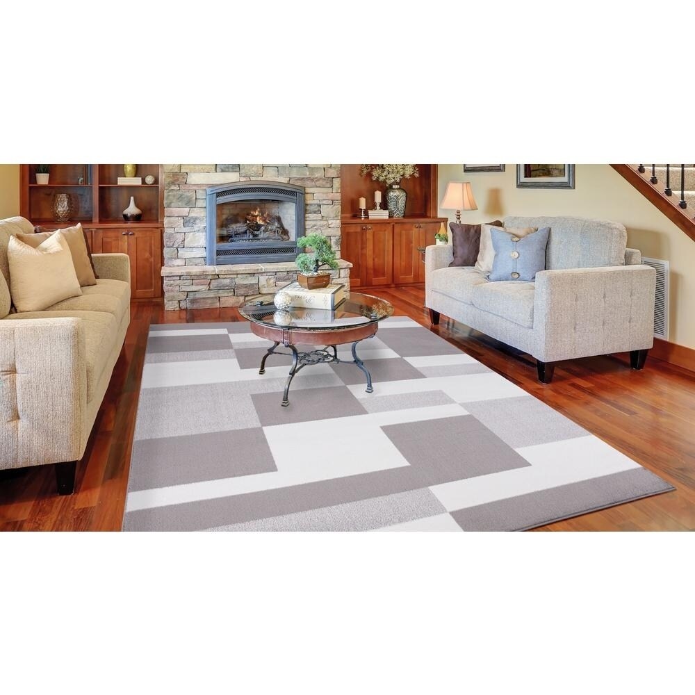 Concord Global Madison Rectangles Area Rug