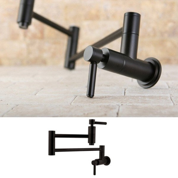 Concord Oil Rubbed Bronze Wallmount Pot-filler Kitchen Faucet