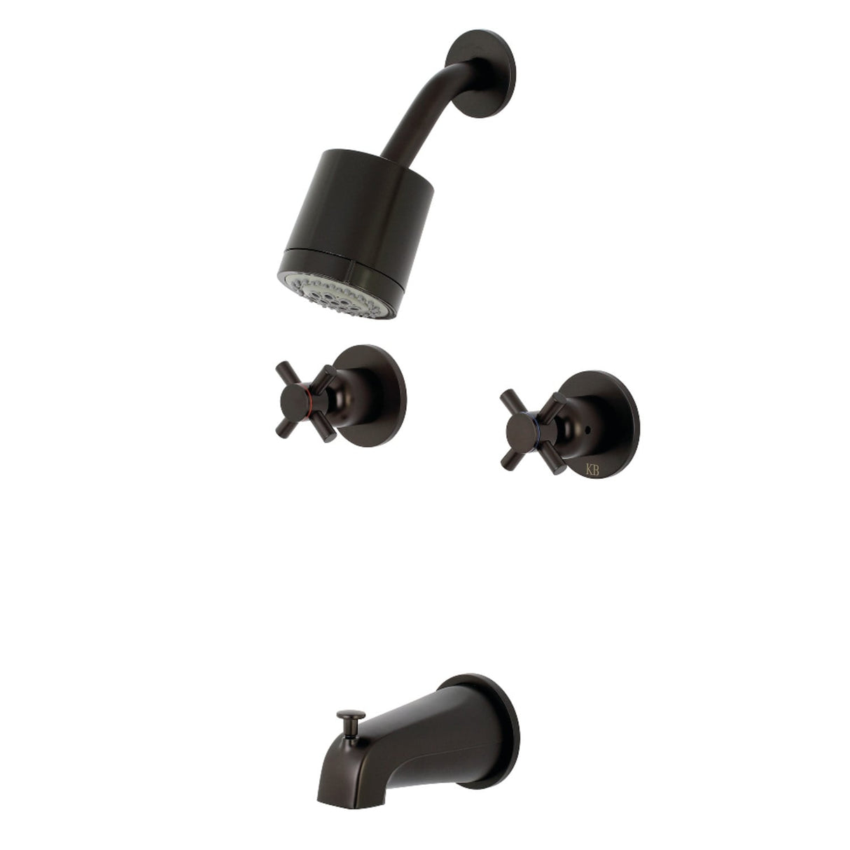 Kingston Brass Concord Two-Handle Tub and Shower Faucet