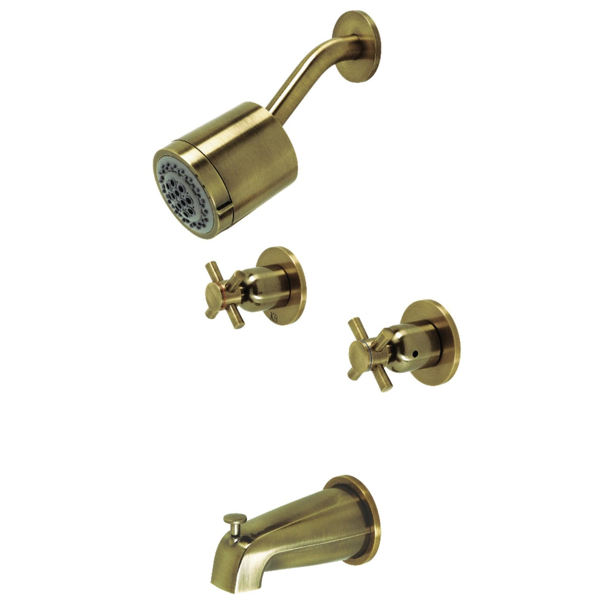 Kingston Brass Concord Two-Handle Tub and Shower Faucet