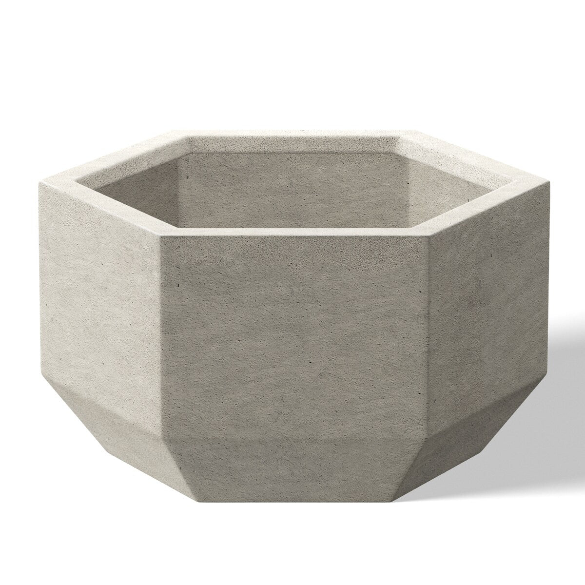 Concrete Geometric Plant Pots / Large Indoor and Outdoor flower Planters