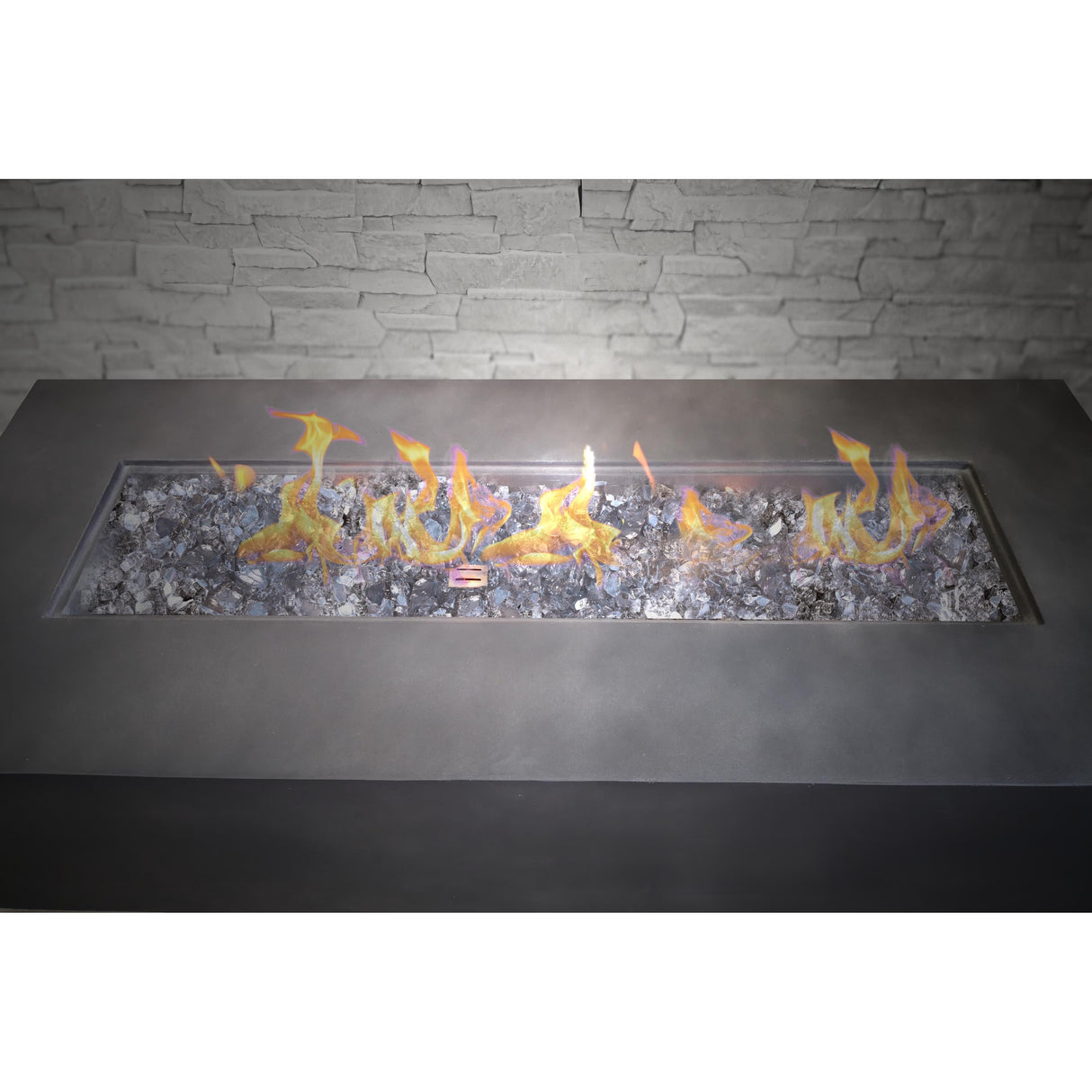 LSI Concrete Propane Gas Fire Pit Table - 42