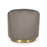 Condit Modern Glam Channel Stitch Velvet Club Chair by Christopher Knight Home - 31.00" L x 32.00" W x 31.00" H