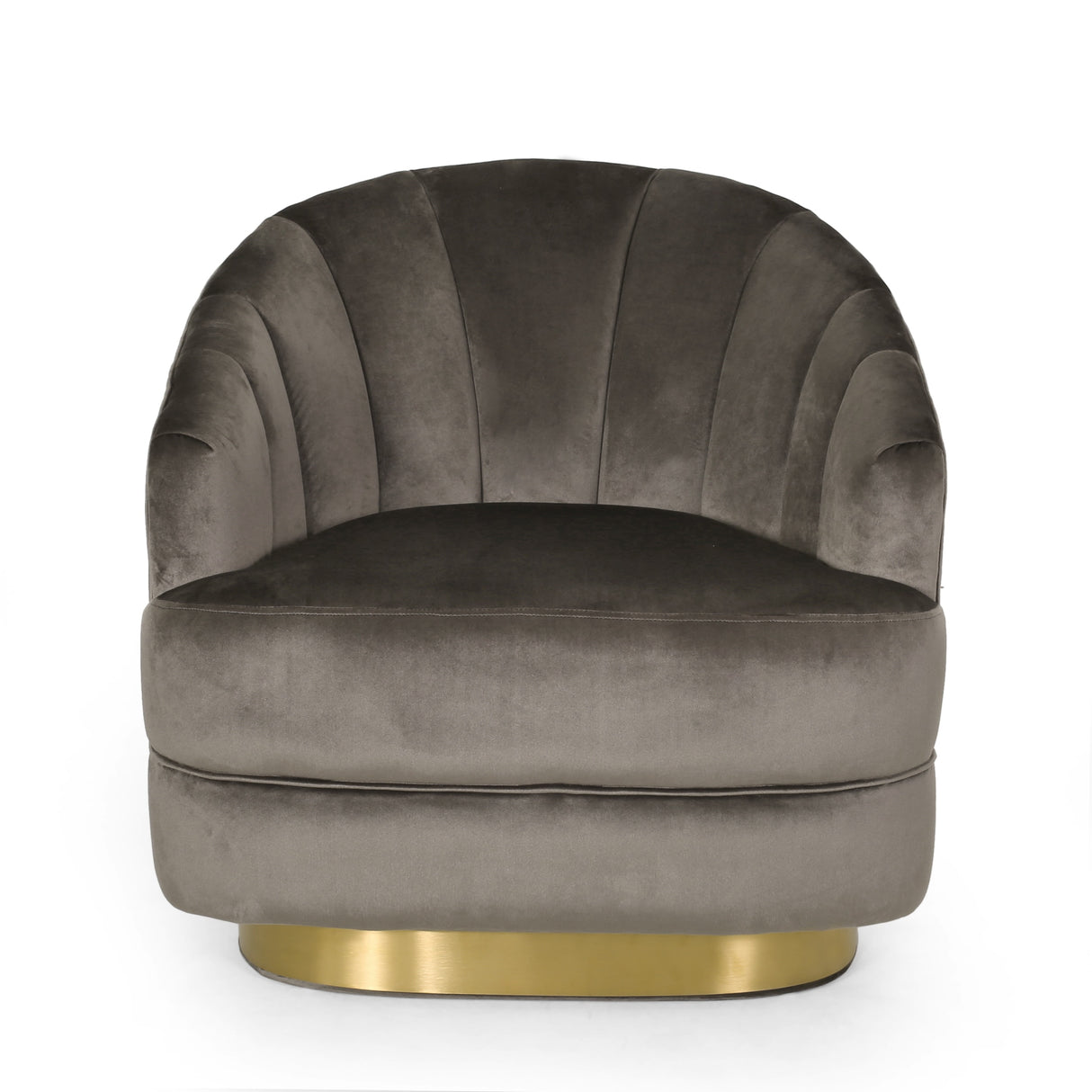 Condit Modern Glam Channel Stitch Velvet Club Chair by Christopher Knight Home - 31.00" L x 32.00" W x 31.00" H