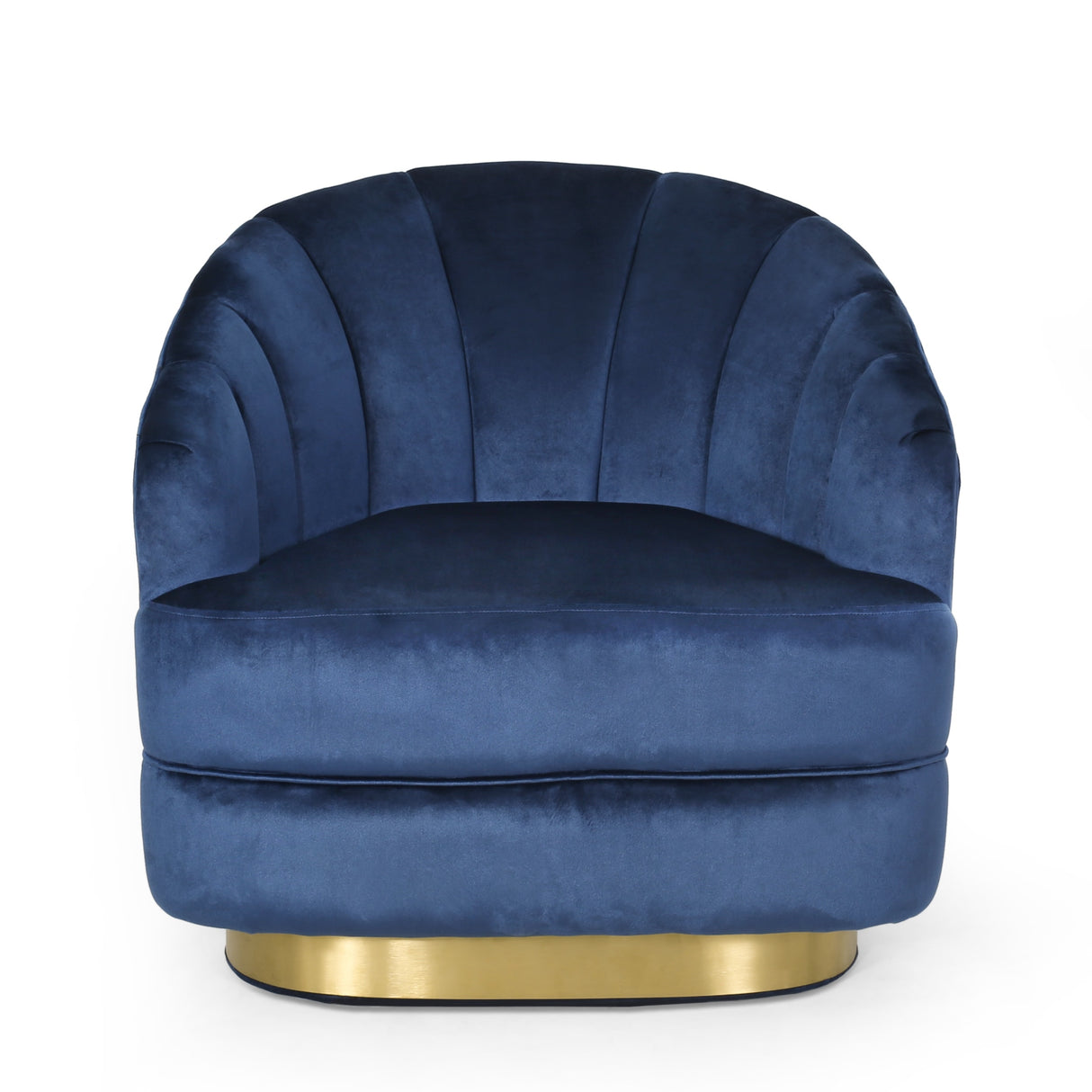 Condit Modern Glam Channel Stitch Velvet Club Chair by Christopher Knight Home - 31.00" L x 32.00" W x 31.00" H