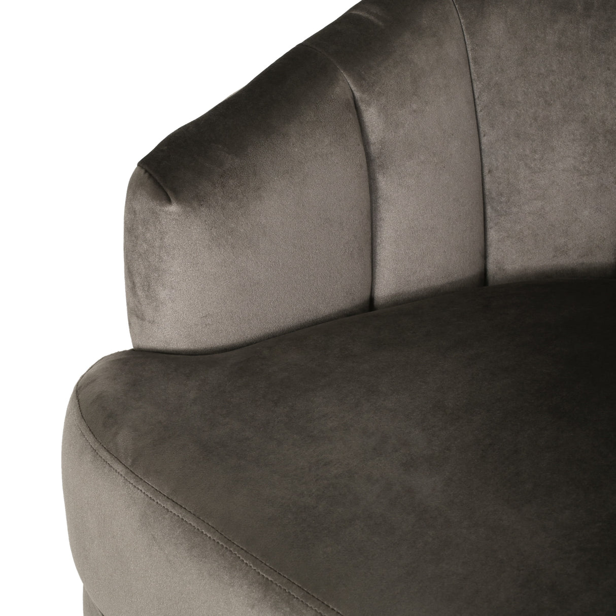 Condit Modern Glam Channel Stitch Velvet Club Chair by Christopher Knight Home - 31.00" L x 32.00" W x 31.00" H