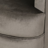 Condit Modern Glam Channel Stitch Velvet Club Chair by Christopher Knight Home - 31.00" L x 32.00" W x 31.00" H