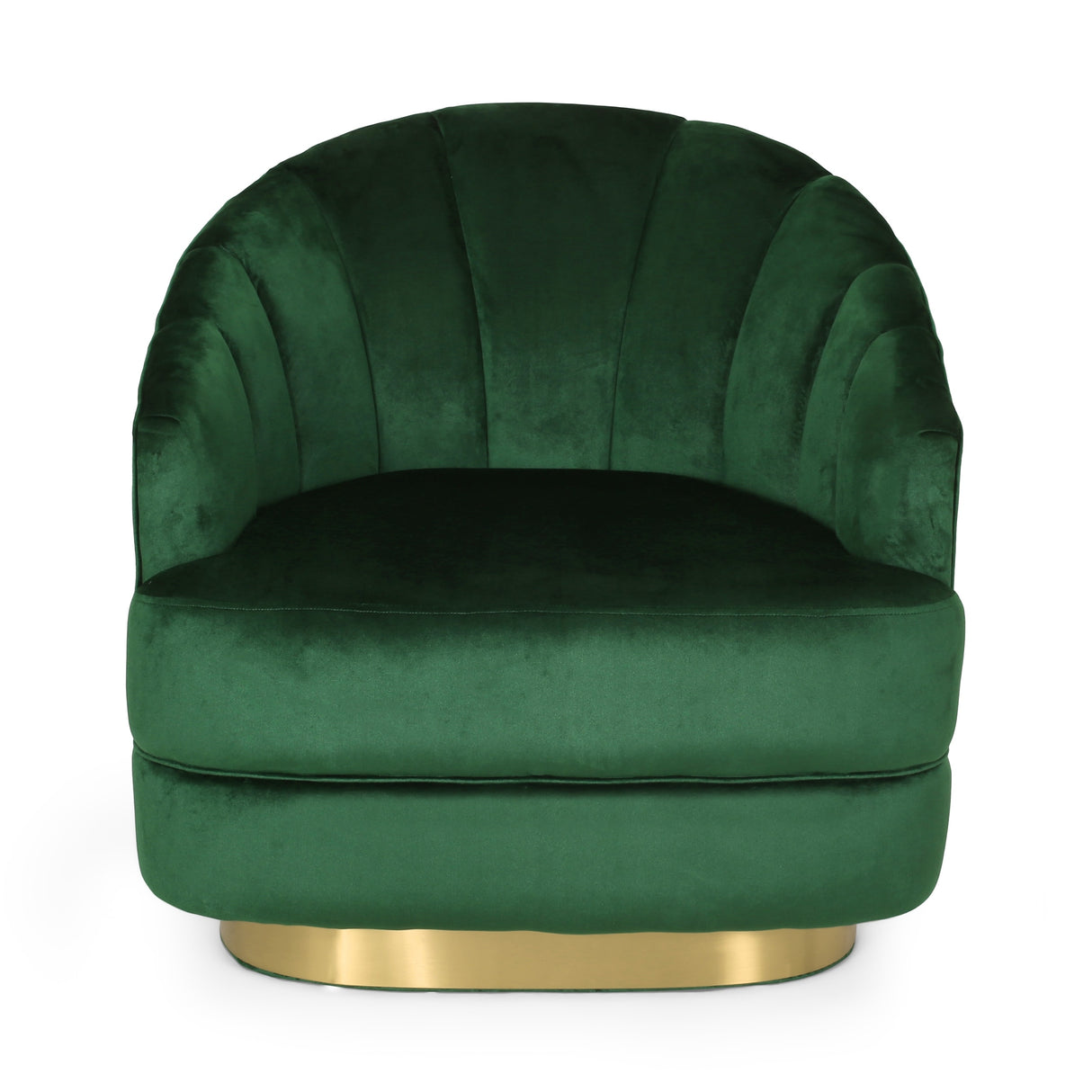 Condit Modern Glam Channel Stitch Velvet Club Chair by Christopher Knight Home - 31.00" L x 32.00" W x 31.00" H