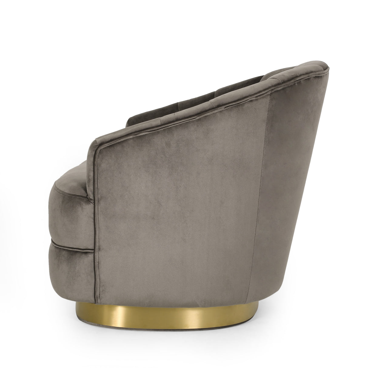 Condit Modern Glam Channel Stitch Velvet Club Chair by Christopher Knight Home - 31.00" L x 32.00" W x 31.00" H