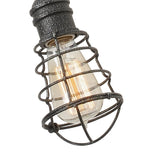 Conduit 1-light Old Silver Mini-pendant