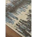Confort Cream/Grey Polypropylene Pencil Stripes Rug (5'3 x 7'7) - 5'3" x 7'7"