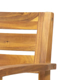 Conifer Outdoor Acacia Wood Outdoor 6 Piece Dining Set with Bench by Christopher Knight Home