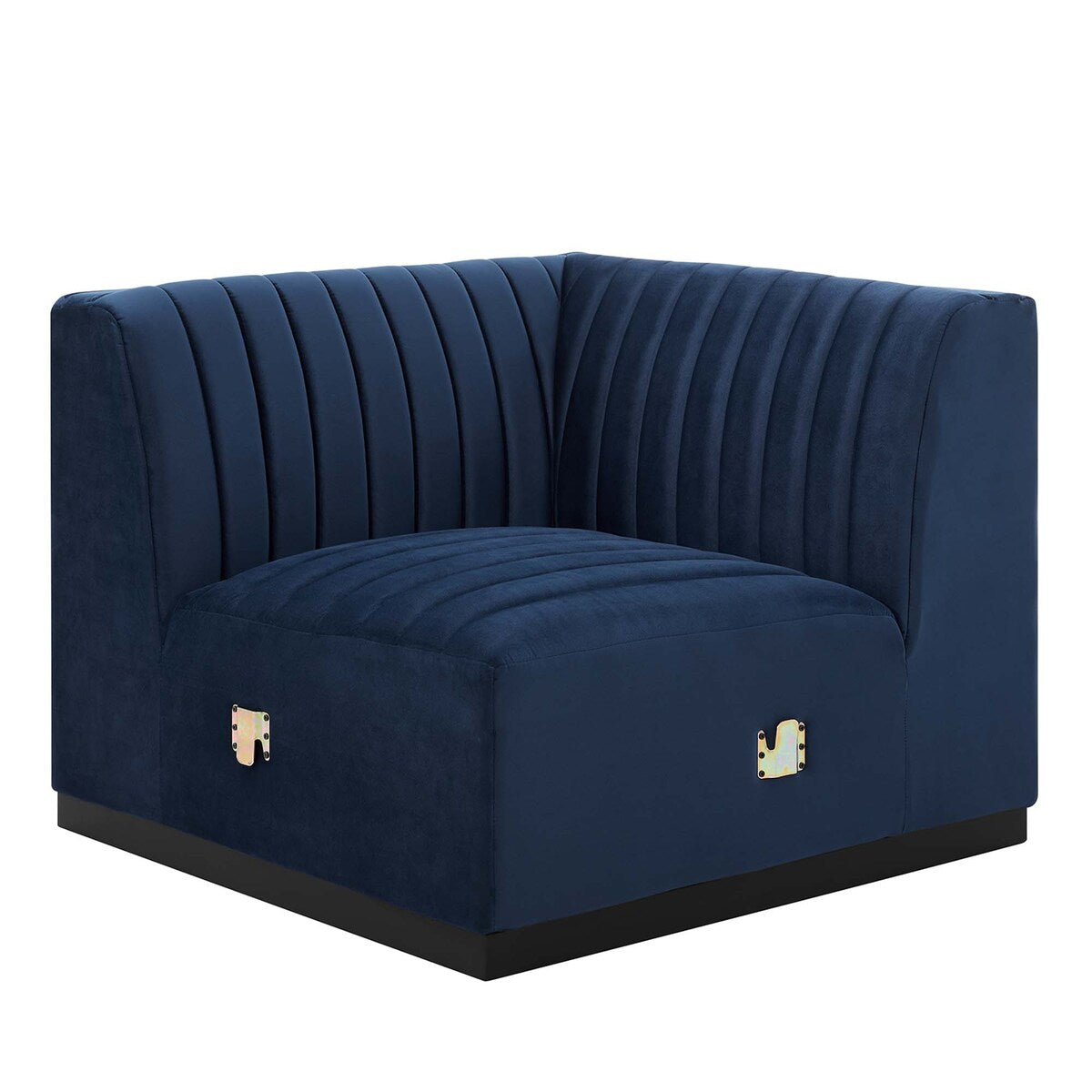 Conjure Channel Tufted Performance Velvet 5-Piece Sectional