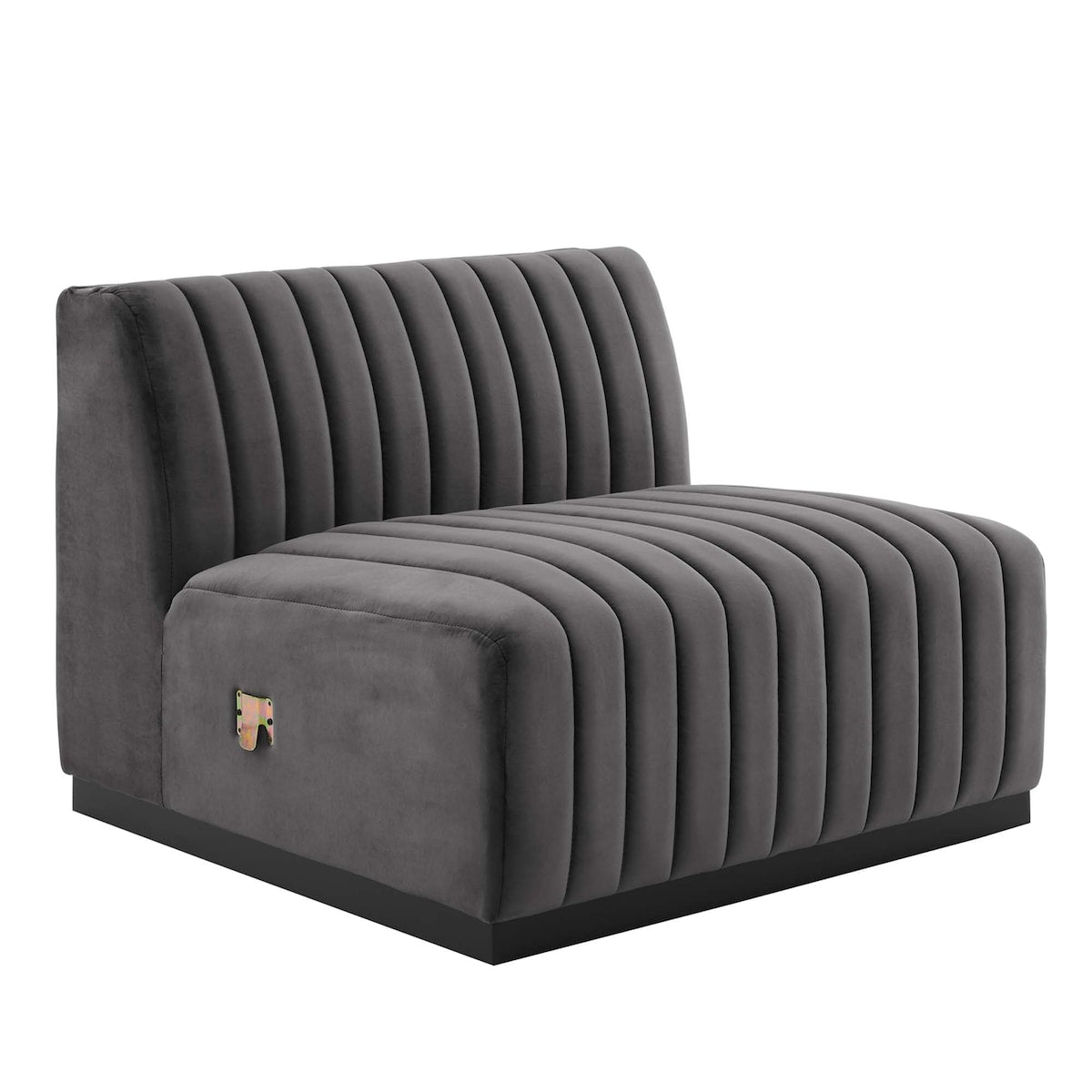 Conjure Channel Tufted Performance Velvet 5-Piece Sectional