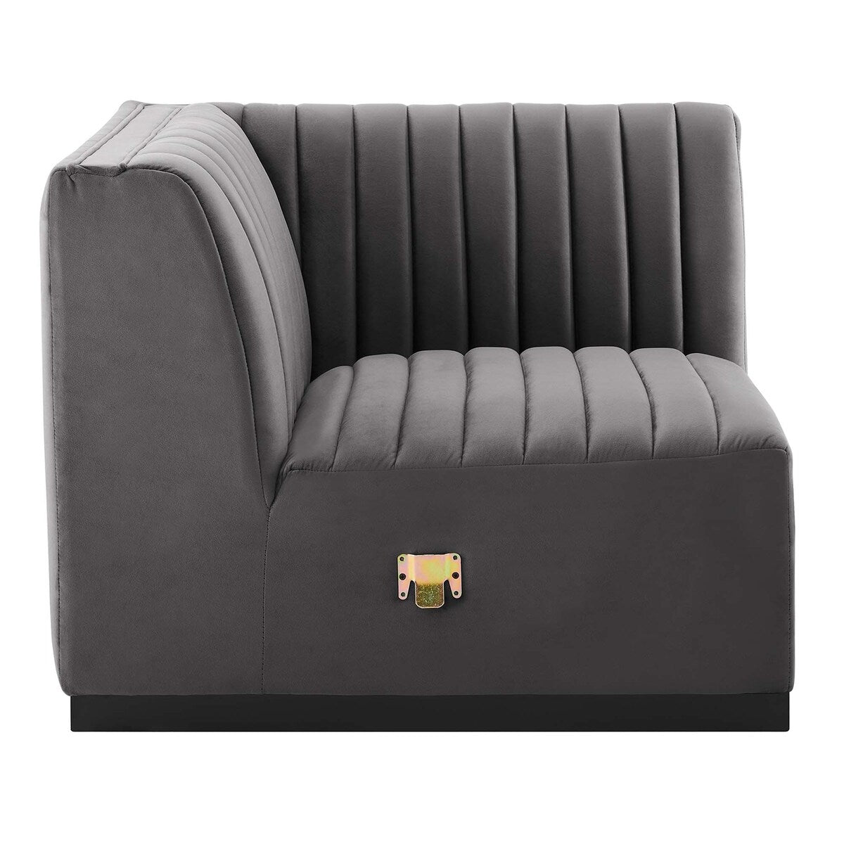 Conjure Channel Tufted Performance Velvet 5-Piece Sectional