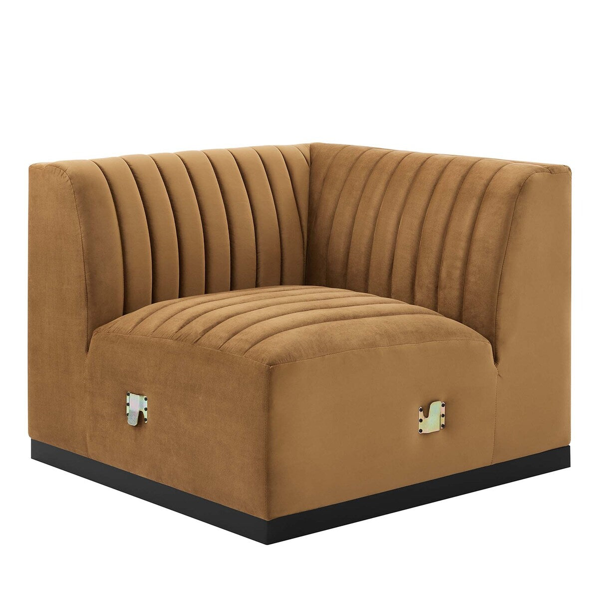 Conjure Channel Tufted Performance Velvet 5-Piece Sectional